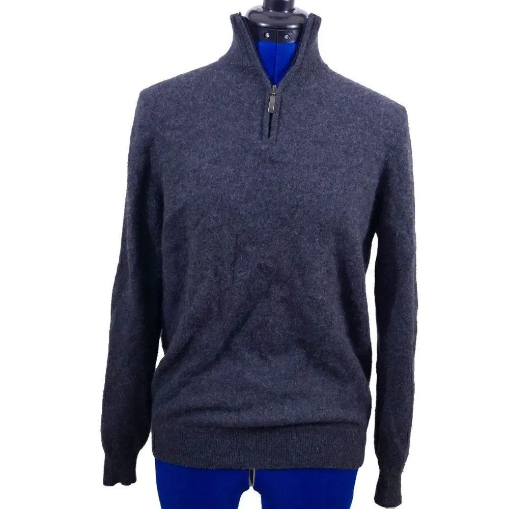 Cashmere Club Room Luxury 100% Cashmere Grey Sweater